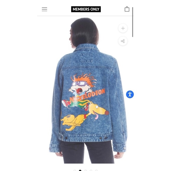 Members Only x Nickelodeon Chucky Blue Denim Jacket - Picture 1 of 8